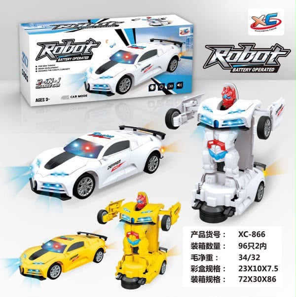 2 in 1 Transforming Battery Operated Robot Car.