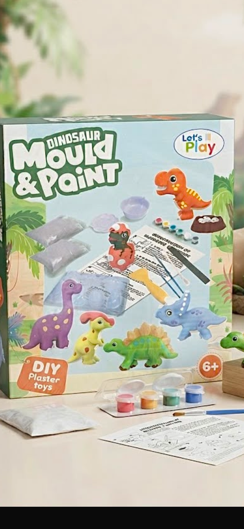Mold and Paints dinosaur