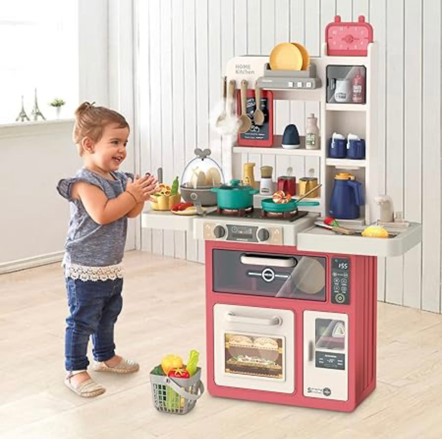55pcs Kitchen Set With Steam, Sound & Light