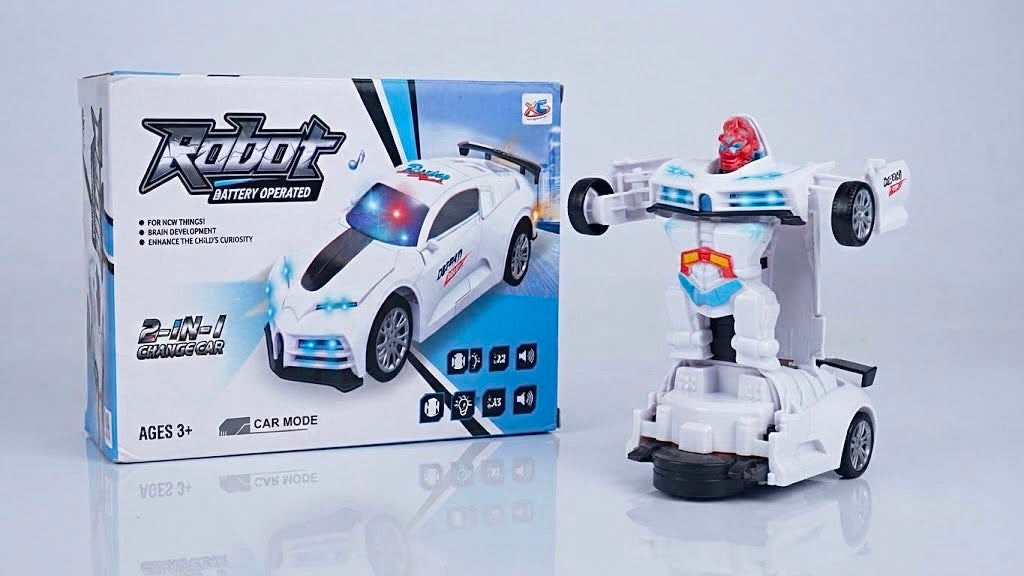 2 in 1 Transforming Battery Operated Robot Car.