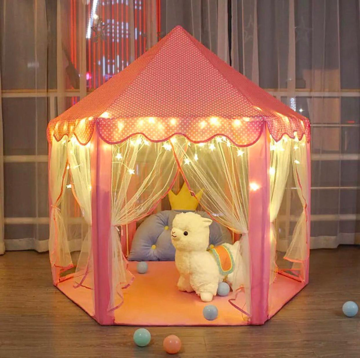 Princess Castle Play Tent House Without Fairy Lights