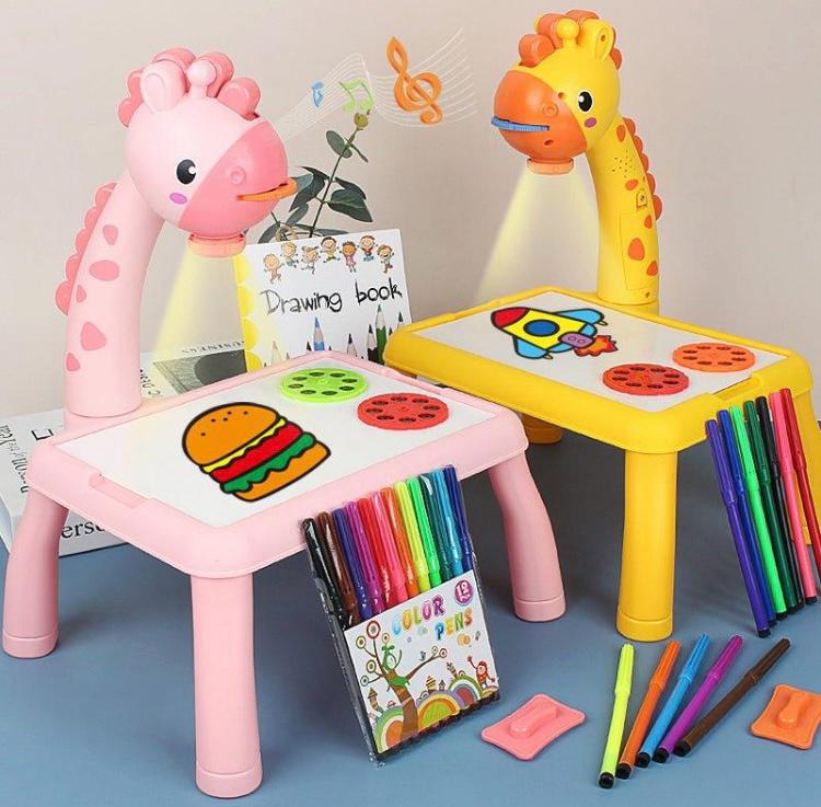 Projector Drawing Table For Kids With Music