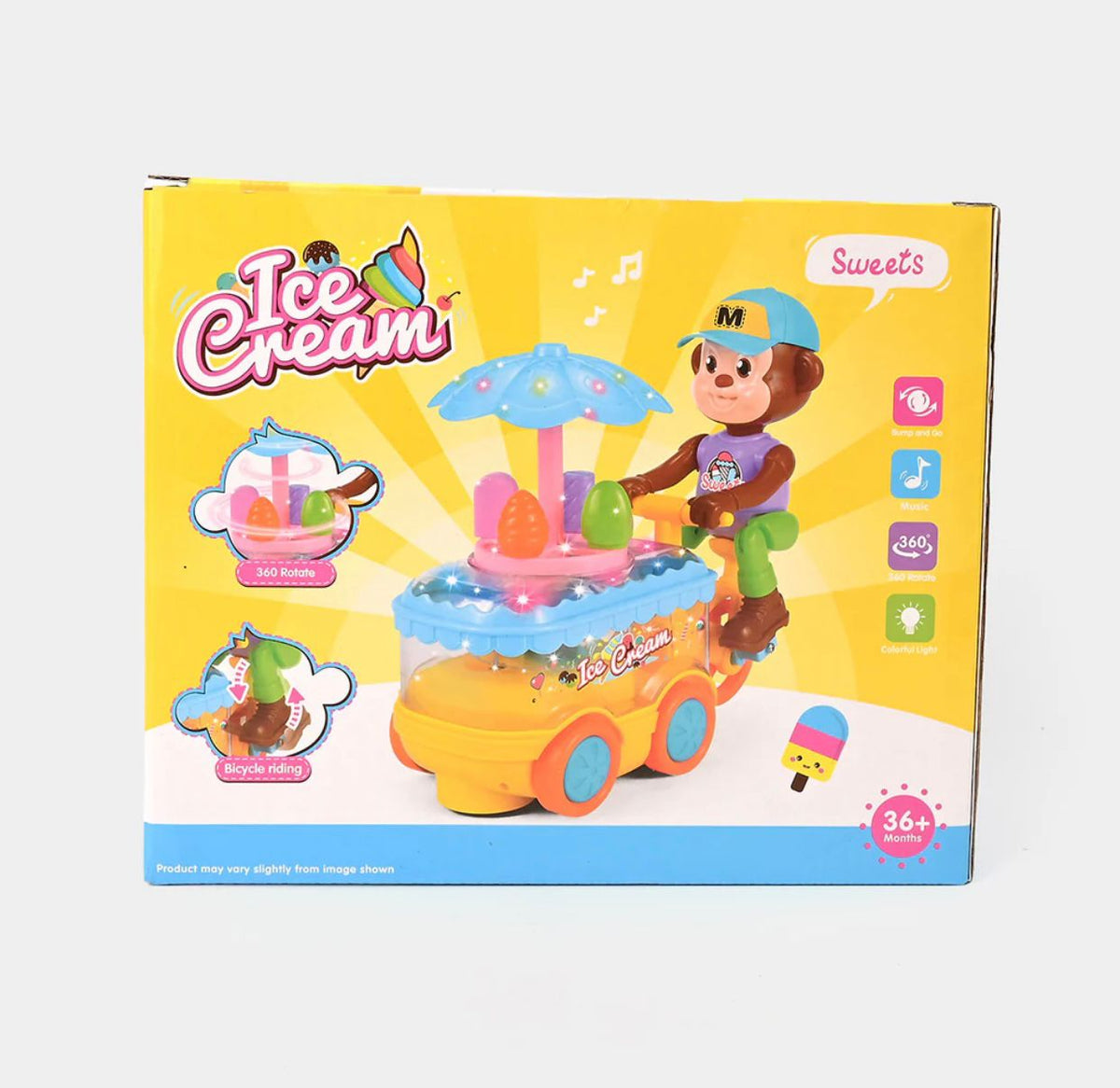Ice Cream Car With Lights & Music