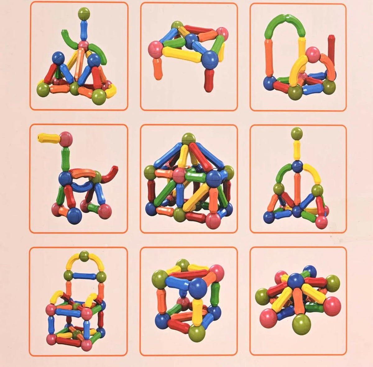 Magnetic Sticks Building Blocks - 36 Pcs